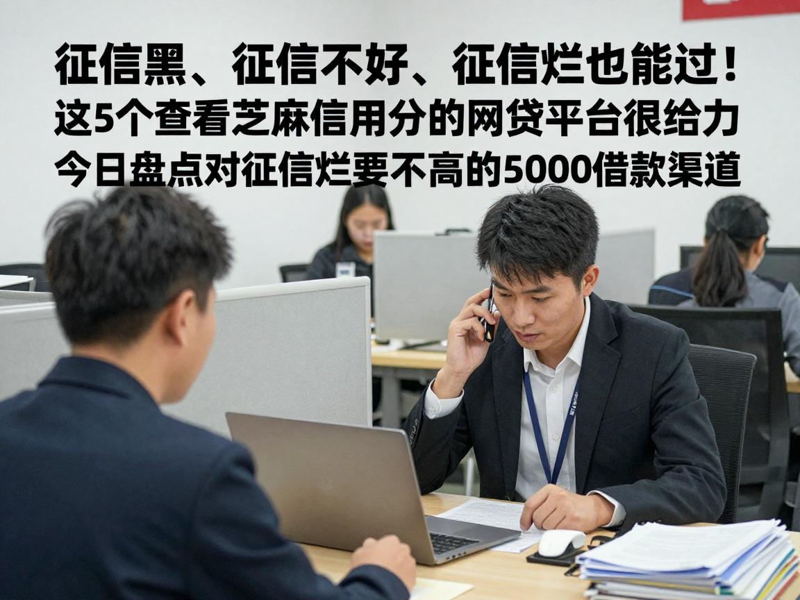 征信黑、征信不好、征信烂也能过!这5个查看芝麻信用分的网贷平台很给力,今日盘点对征信烂要求不高的5000借款渠道