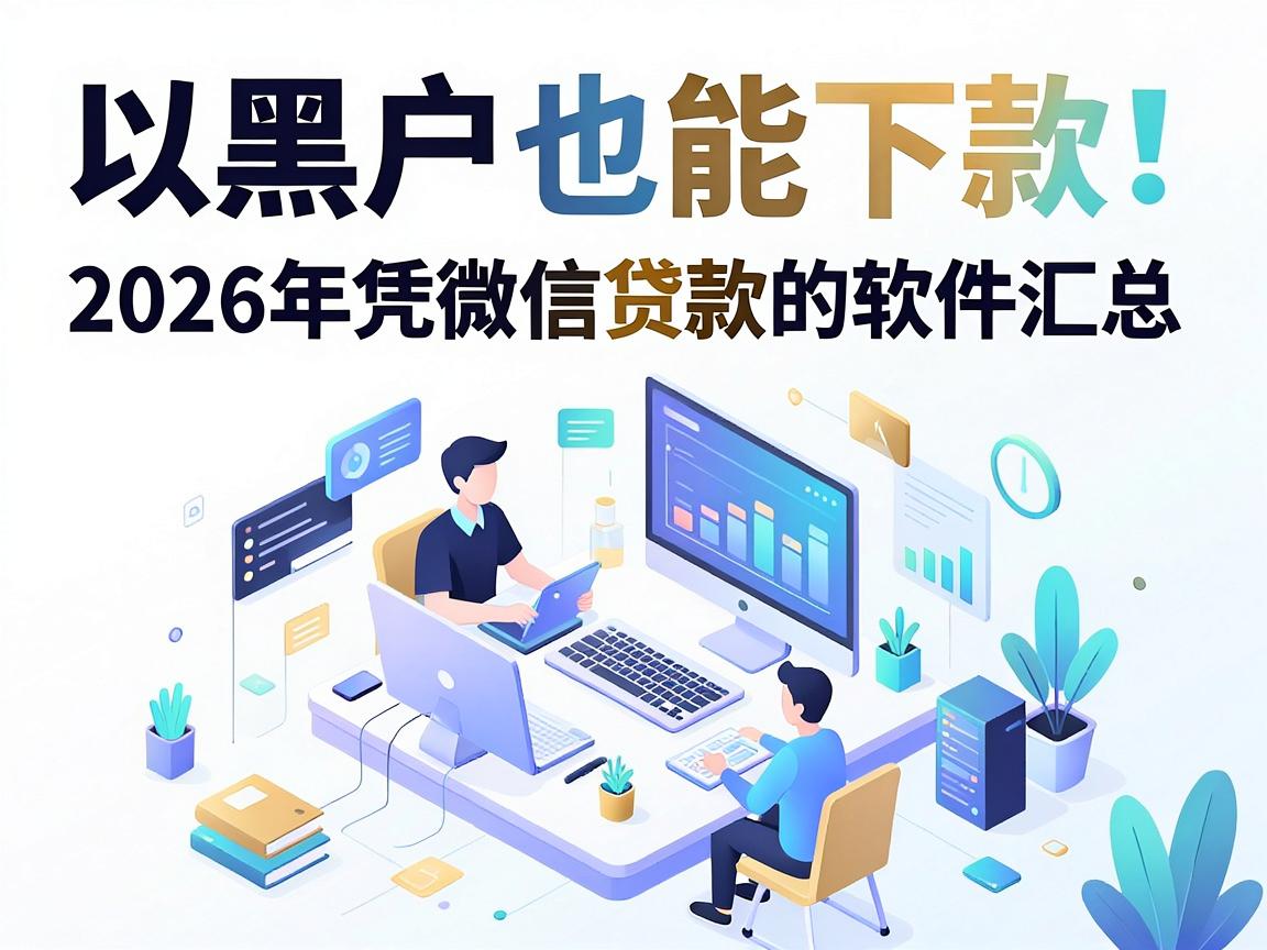 黑户也能下款！2026年凭微信贷款的软件汇总，这五个真实有效