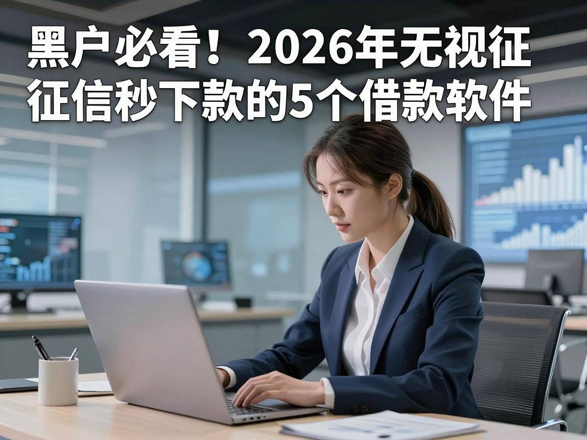 黑户必看!2026年无视征信秒下款的5个借款软件,不看征信记录也能借