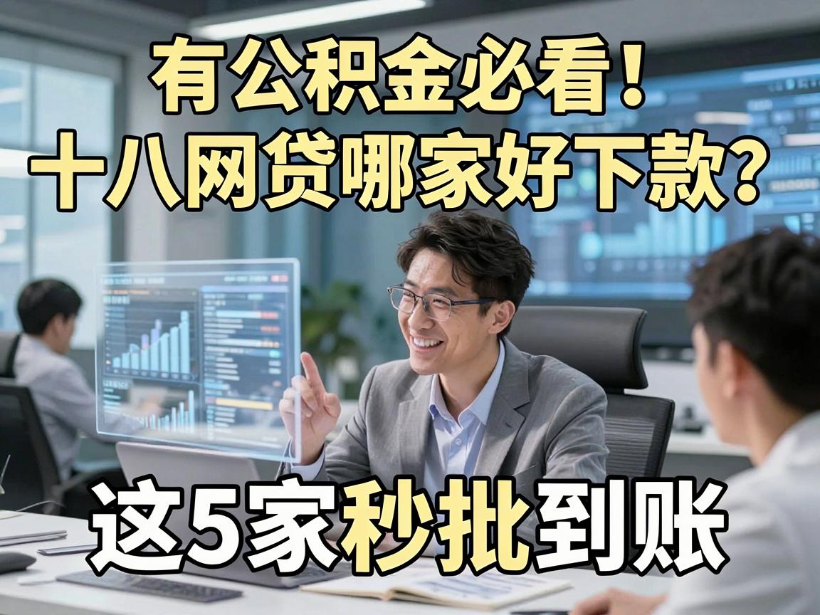 有公积金必看！十八网贷哪家好下款？这5家秒批到账
