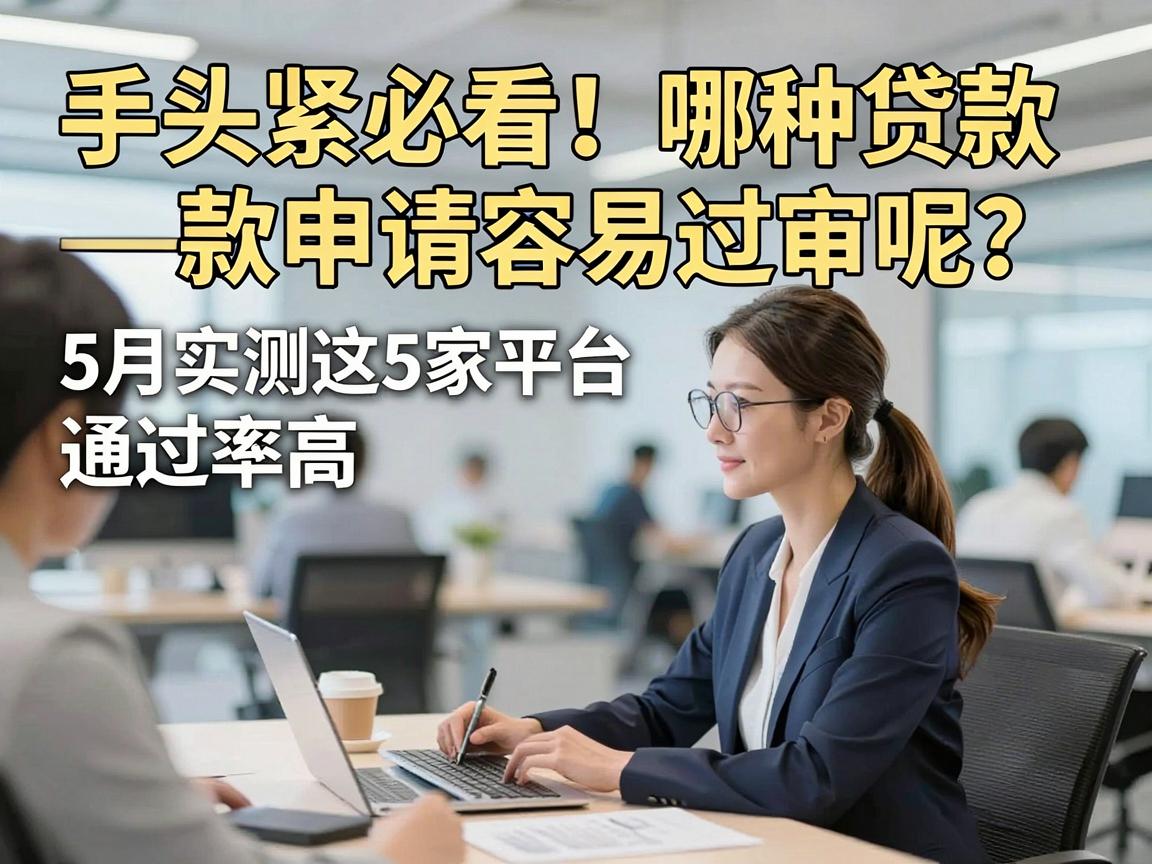 手头紧必看!哪种贷款申请容易过审呢?5月实测这5家平台通过率高