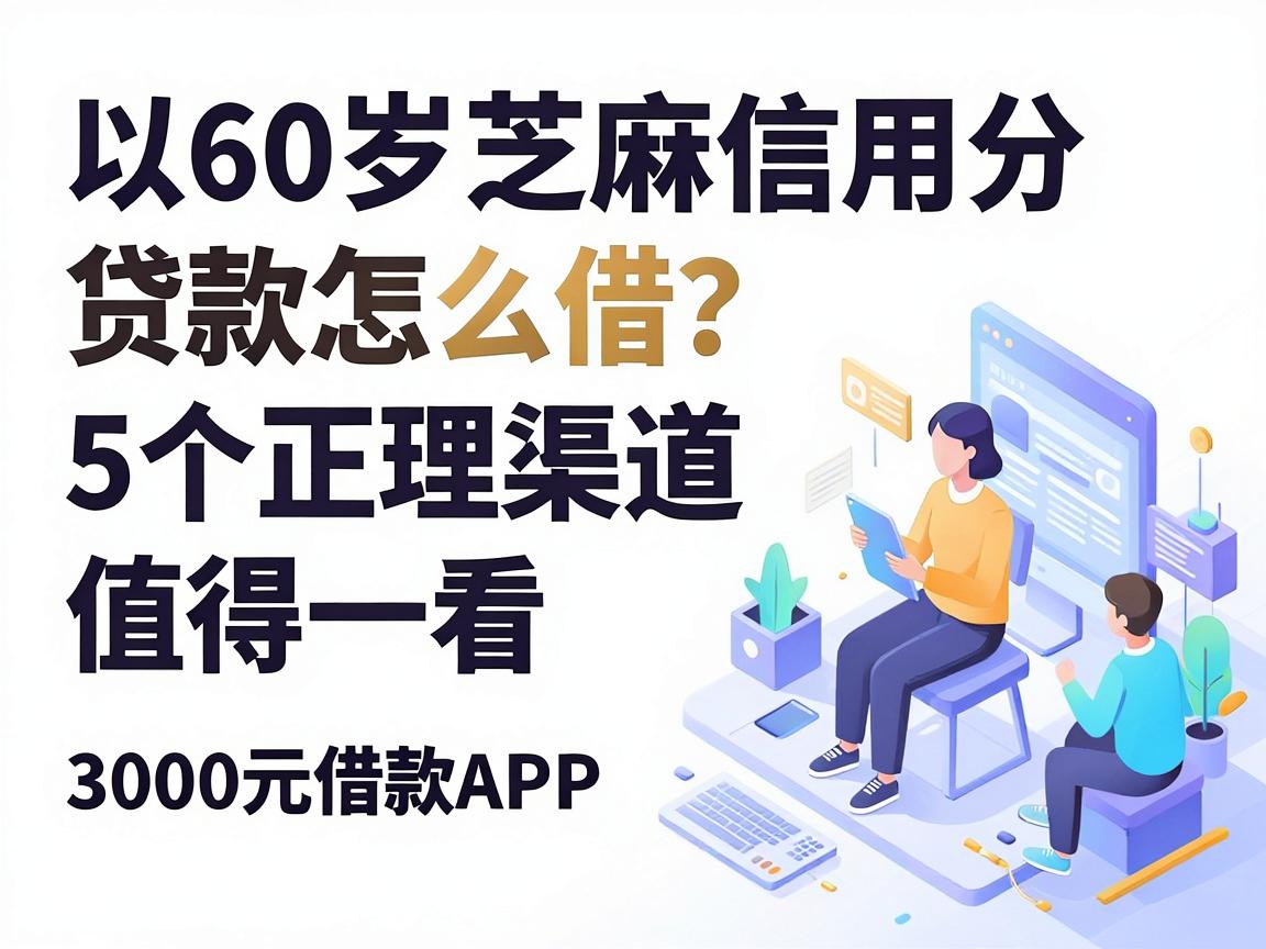 60岁芝麻信用分贷款怎么借?这5个正规渠道值得一看,附3000元借款APP推荐