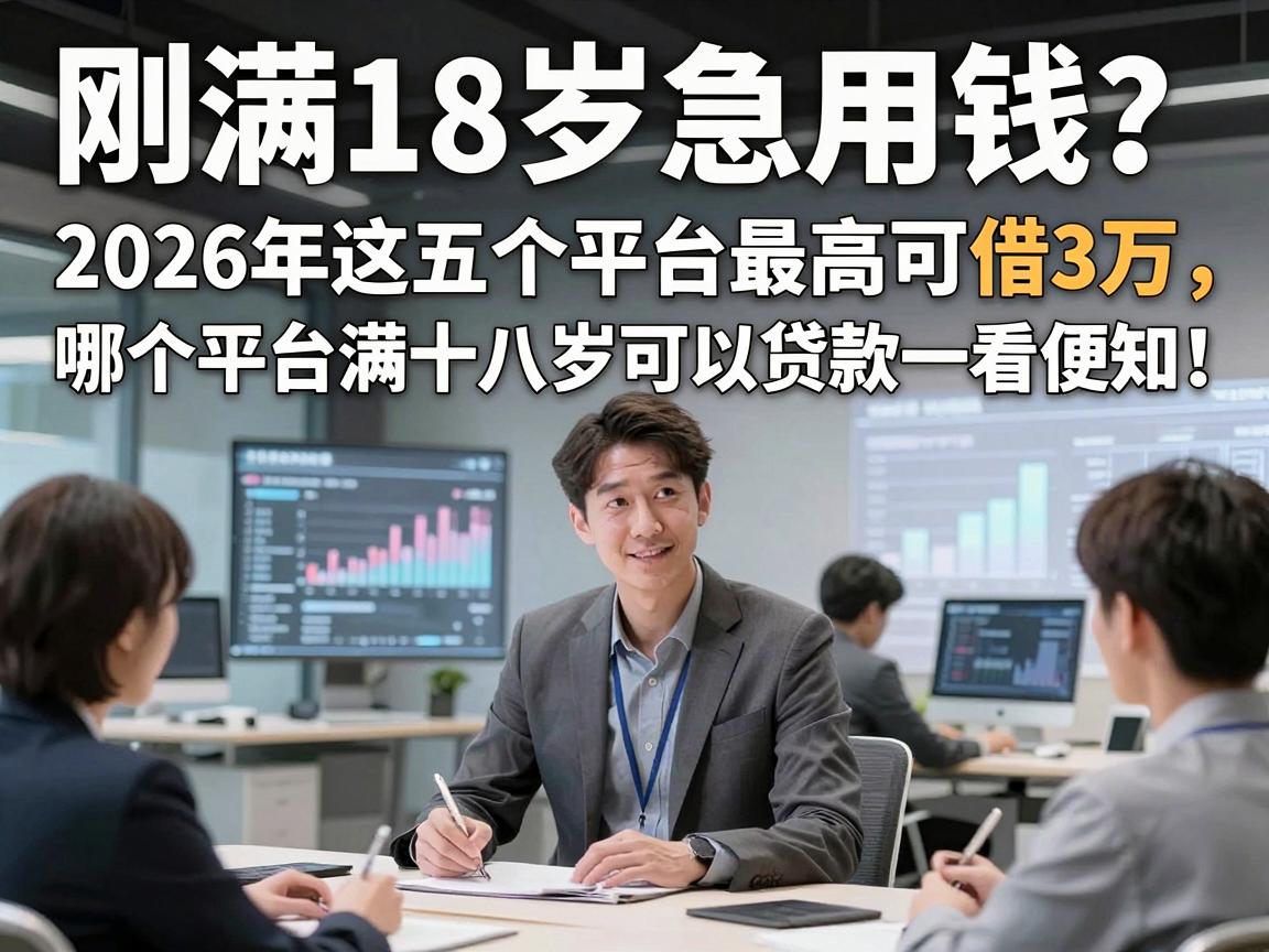 刚满18岁急用钱?2026年这五个平台最高可借3万,哪个平台满十八岁可以贷款一看便知!