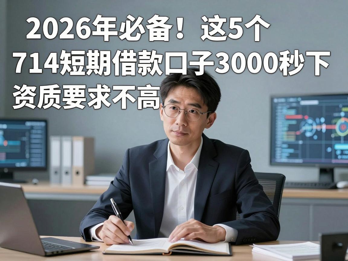 2026年必备!这5个714短期借款口子3000秒下,资质要求不高