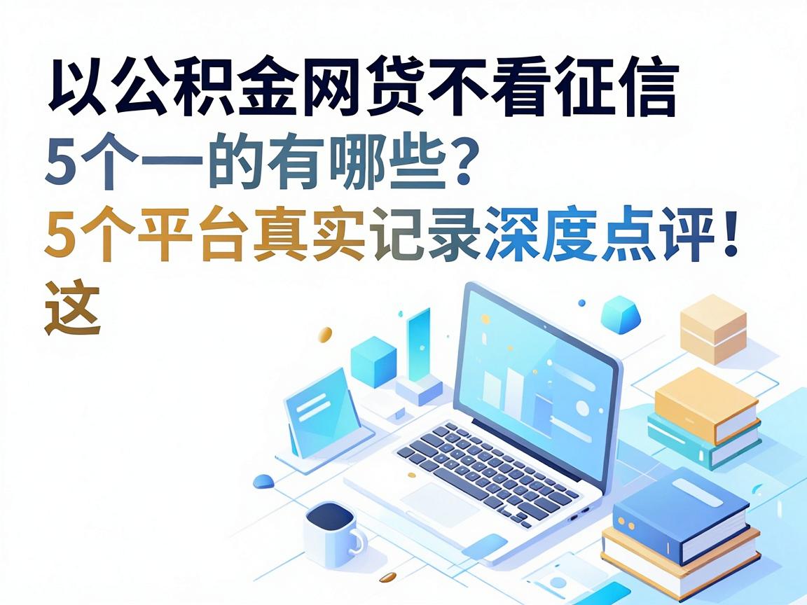 公积金网贷不看征信的有哪些?这5个平台真实记录深度点评!