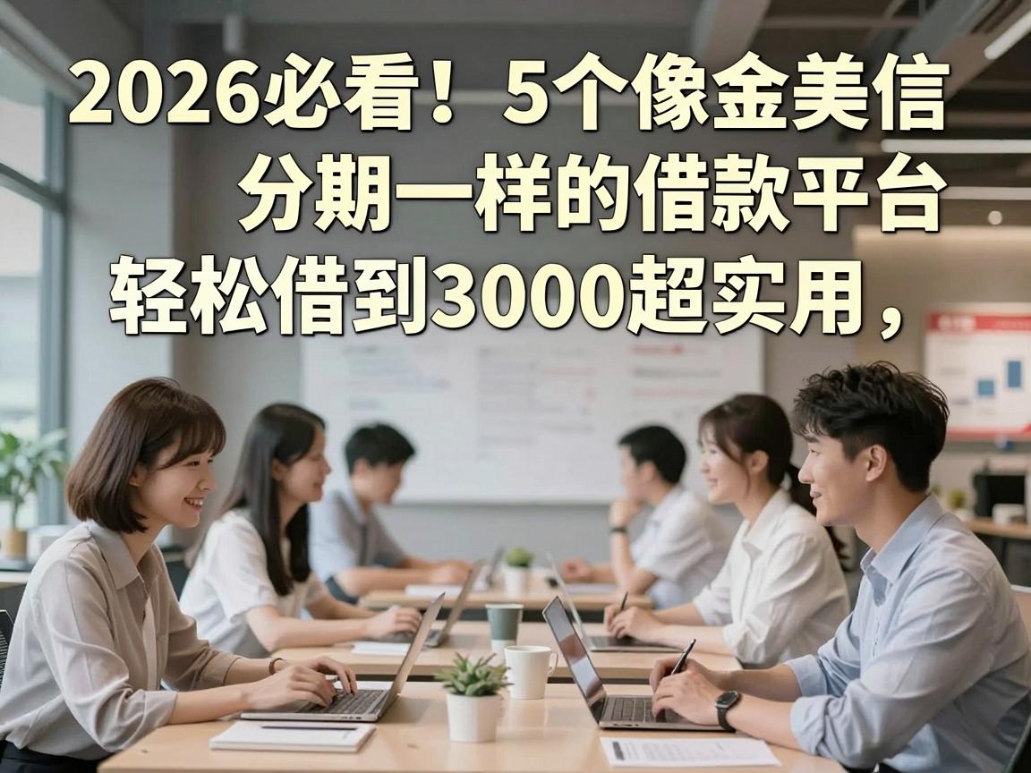 2026必看！5个像金美信分期一样的借款平台，轻松借到3000超实用