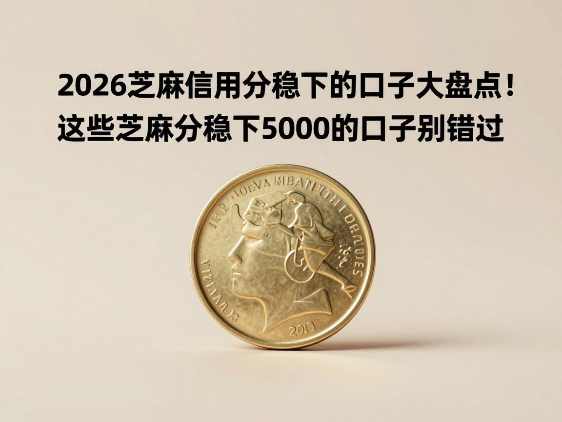 2026芝麻信用分稳下的口子大盘点！这些芝麻分稳下5000的口子别错过
