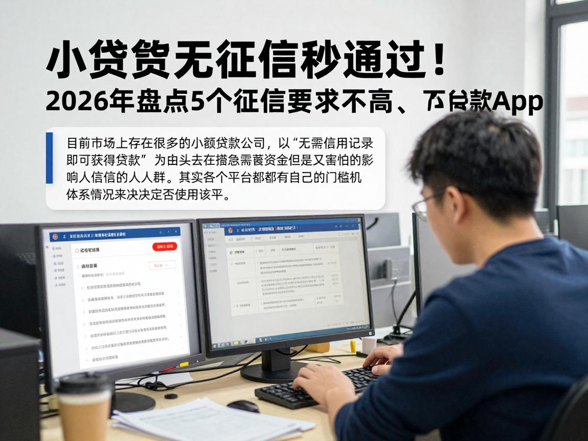 小额贷款无征信秒通过！2026年盘点5个征信要求不高、下款5000的借款App