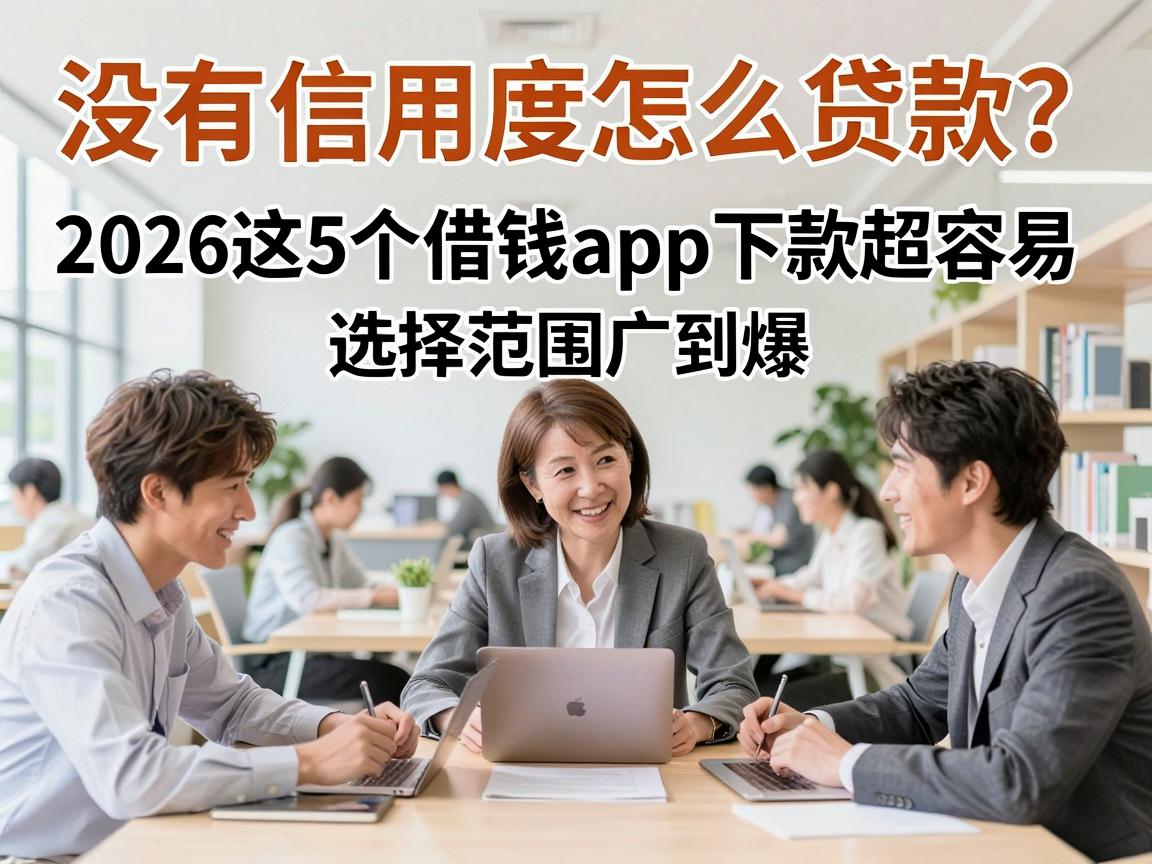 没有信用度怎么贷款?2026这5个借钱app下款超容易,选择范围广到爆!
