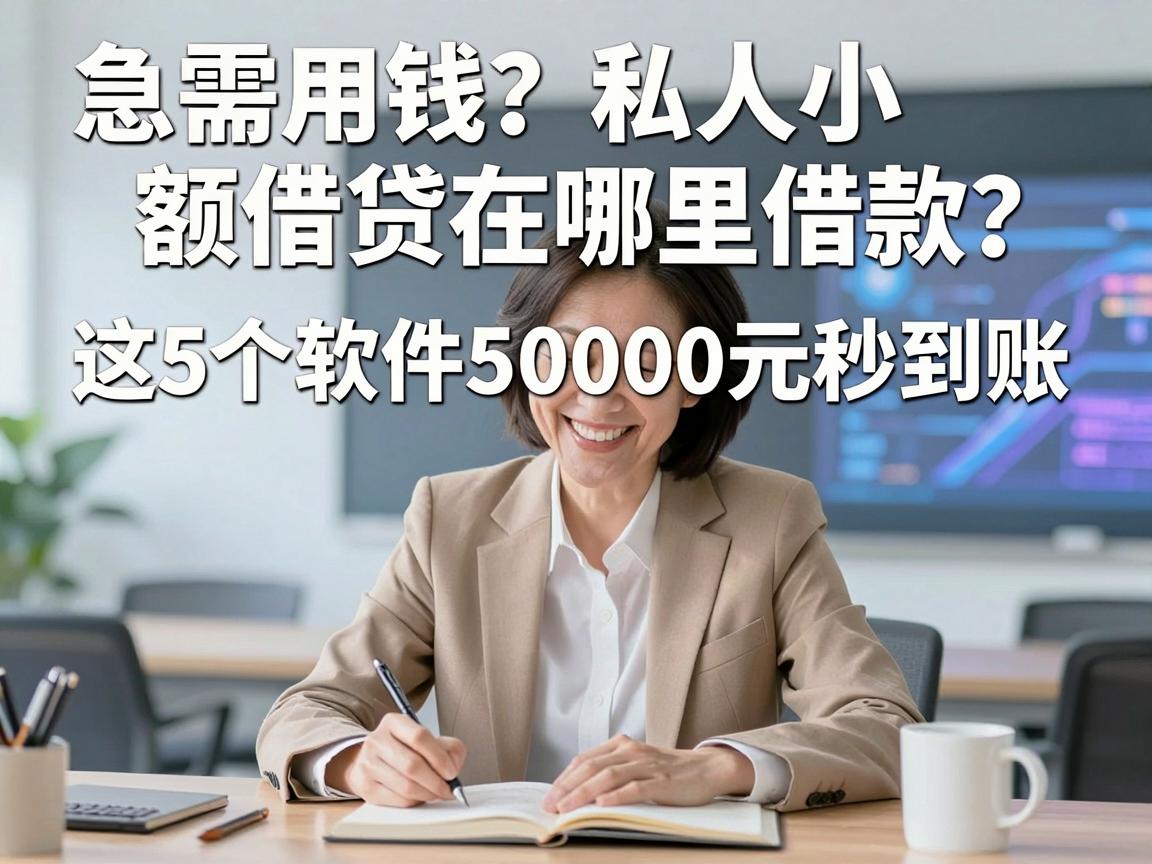 急需用钱?私人小额借贷在哪里借款?这5个软件50000元秒到账!