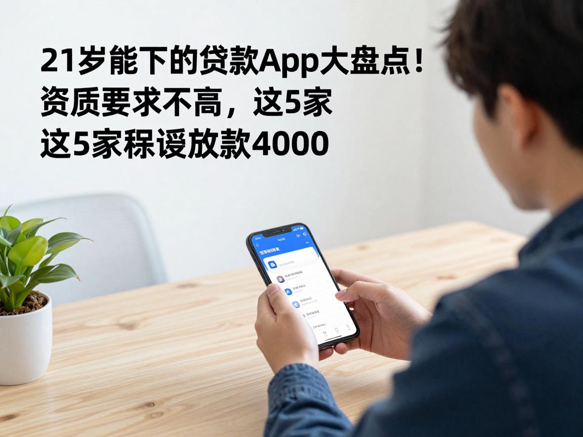 21岁能下的贷款app大盘点!资质要求不高,这5家稳妥能放款4000