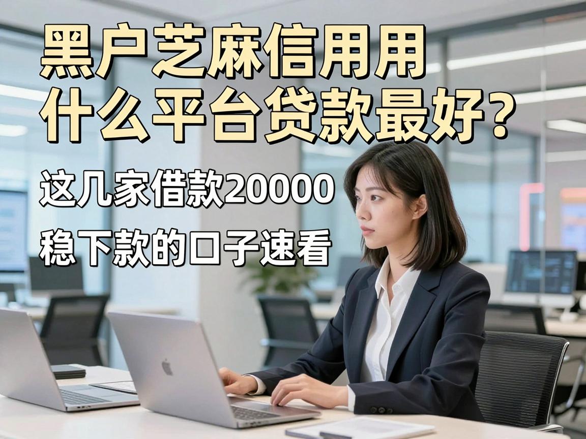 黑户芝麻信用用什么平台贷款最好?这几家借款20000稳下款的口子速看