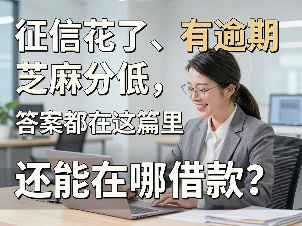 征信花了、有逾期、芝麻分低,还能在哪借款?答案都在这篇里