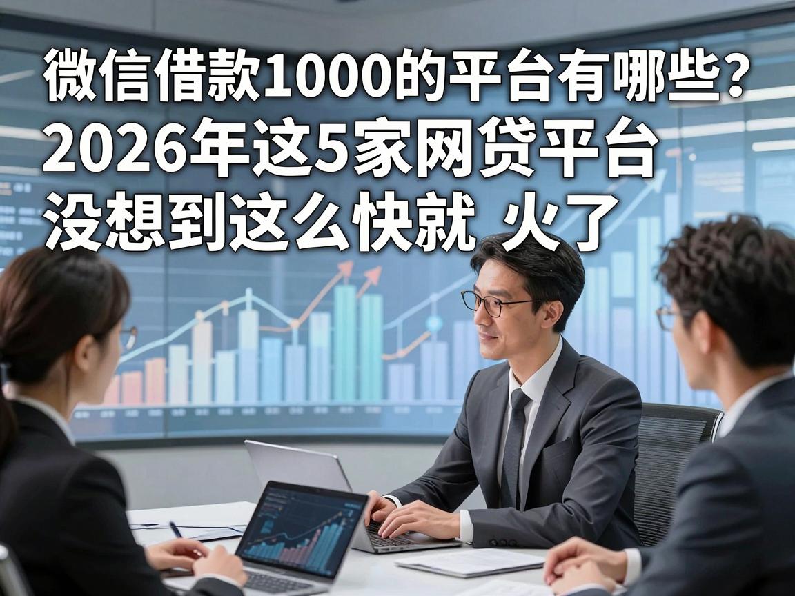 微信借款1000的平台有哪些？2026年这5家网贷平台没想到这么快就火了