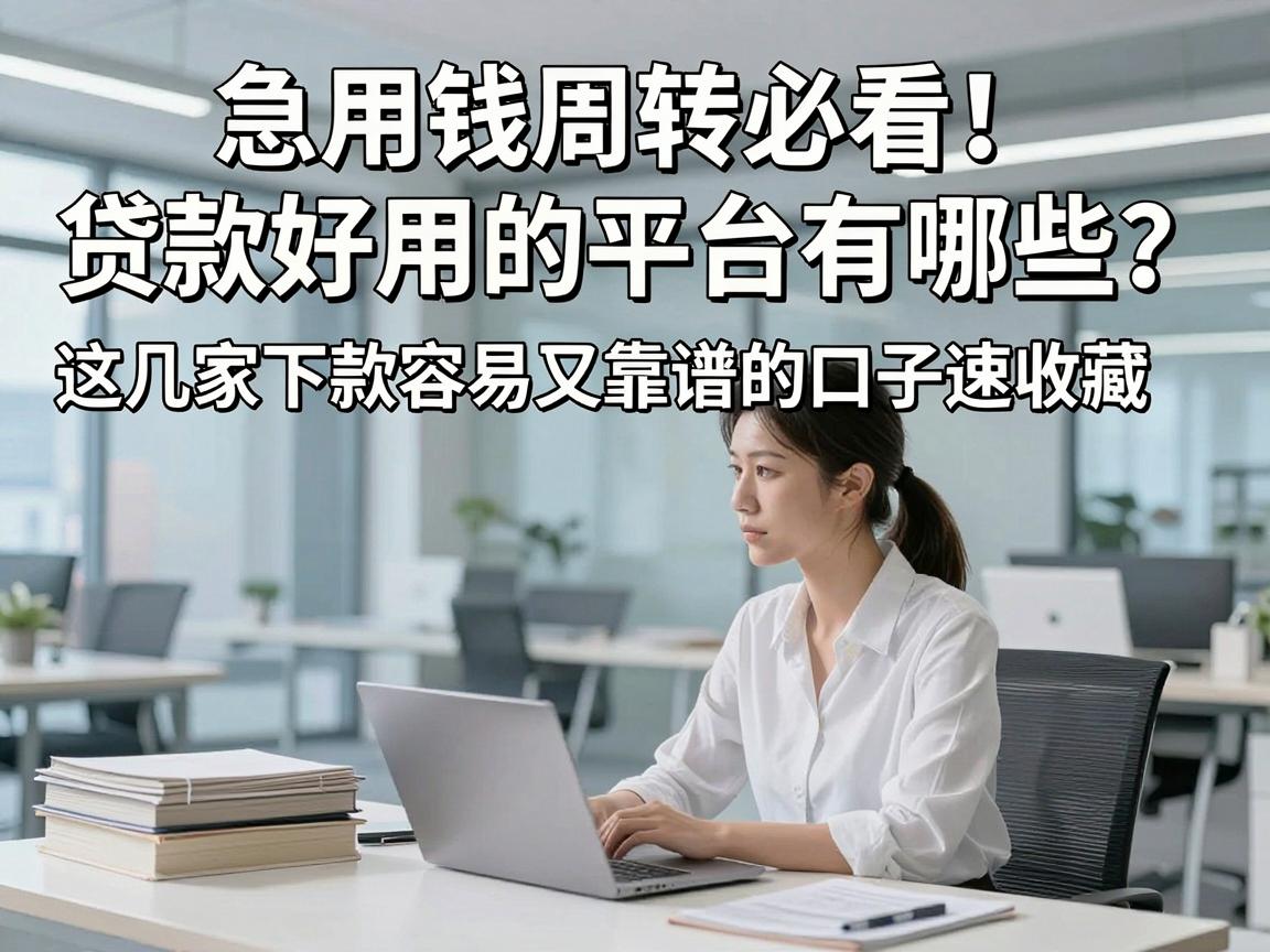 急用钱周转必看!贷款好用的平台有哪些?这几家下款容易又靠谱的口子速收藏