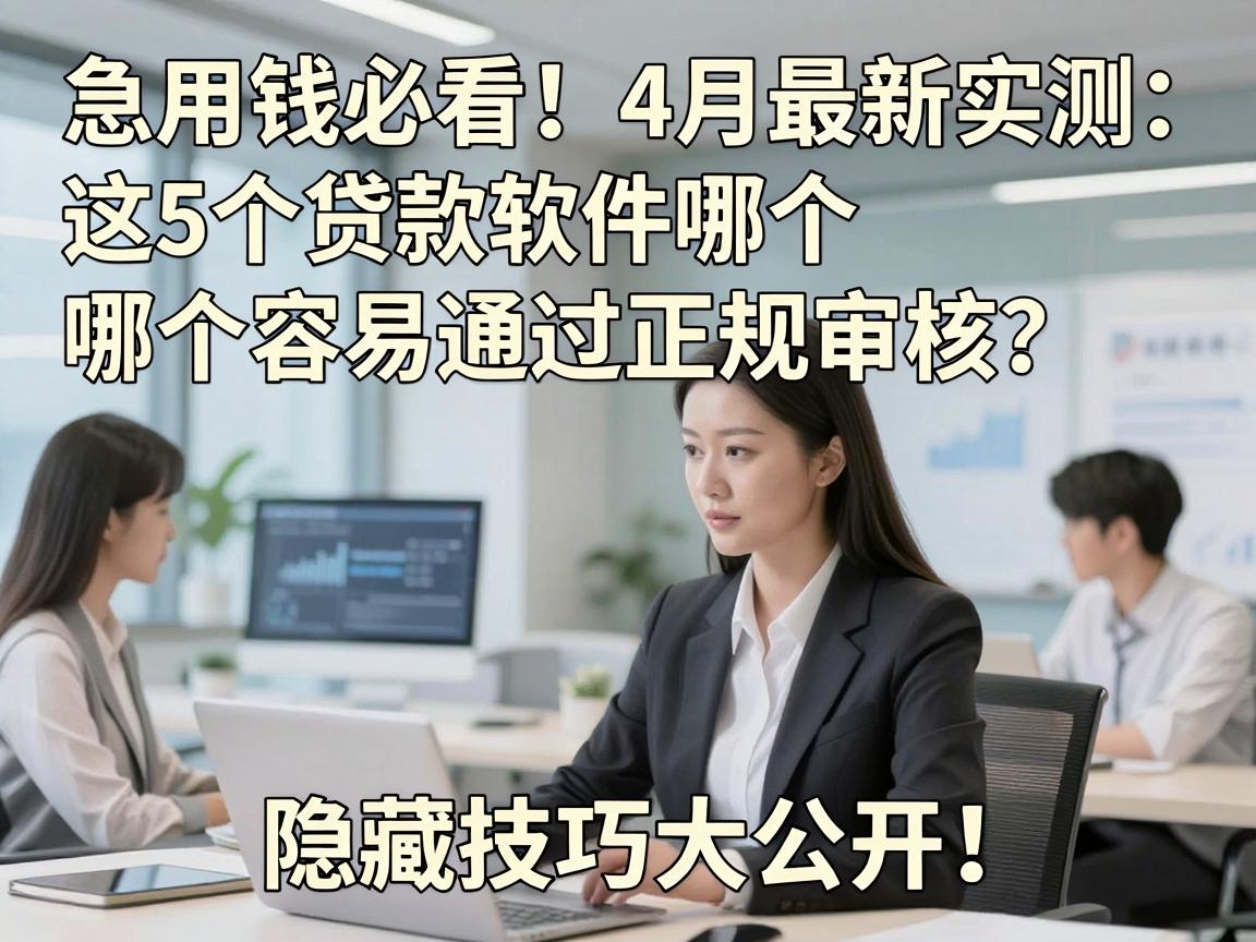 急用钱必看!4月最新实测:这5个贷款软件哪个容易通过正规审核?隐藏技巧大公开!