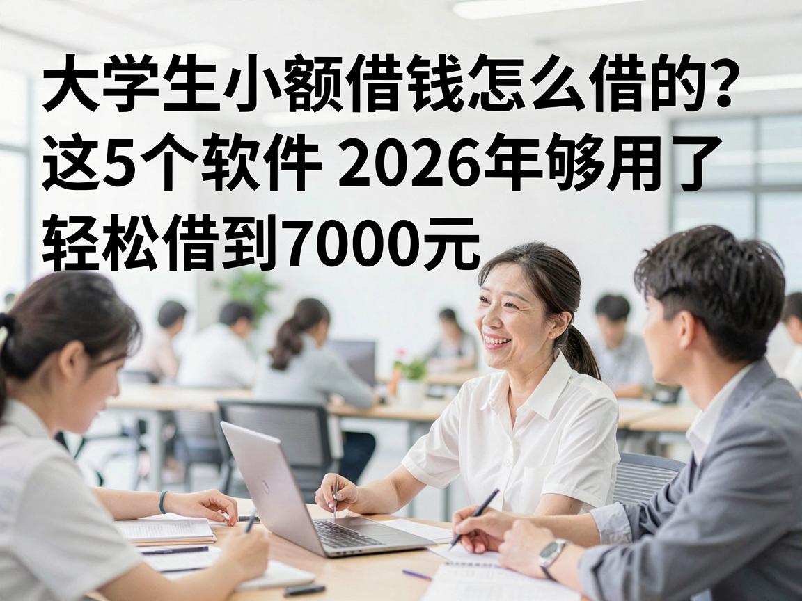 大学生小额借钱怎么借的？这5个软件2026年够用了，轻松借到7000元