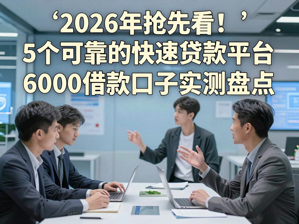 2026年抢先看!5个可靠的快速贷款平台,6000借款口子实测盘点
