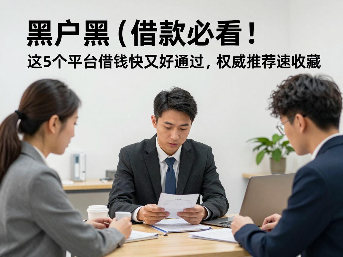 黑户借款必看!这5个平台借钱快又好通过,权威推荐速收藏
