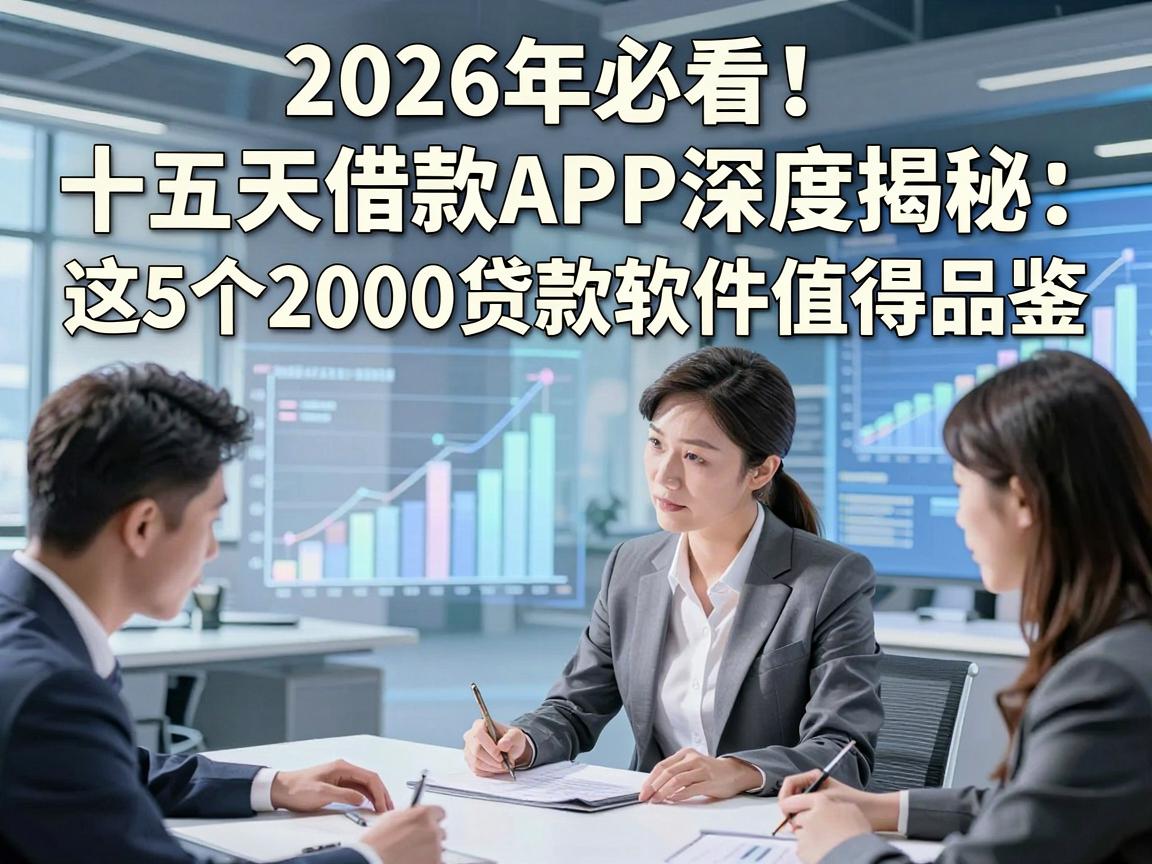 2026年必看！十五天借款APP深度揭秘：这5个2000贷款软件值得品鉴