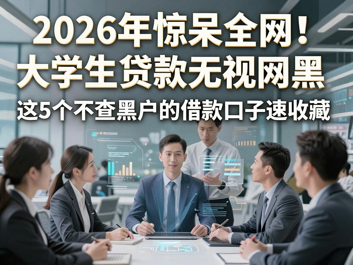 2026年惊呆全网！大学生贷款无视网黑，这5个不查黑户的借款口子速收藏