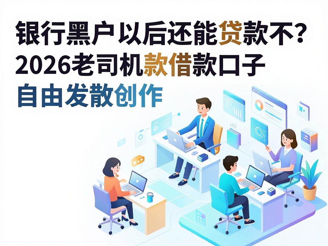 银行黑户以后还能贷款不？2026老司机亲测这5个秒放款借款口子