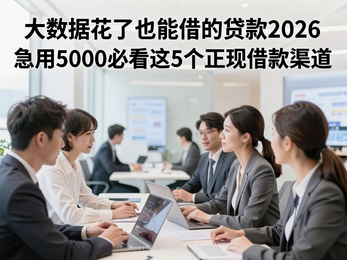 大数据花了也能借的贷款2026,急用5000必看这5个正规借款渠道!