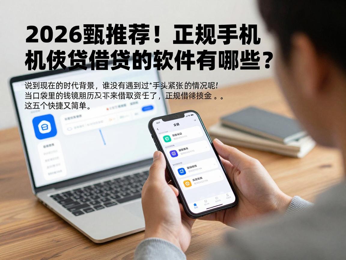2026甄选推荐！正规手机借钱的软件有哪些？这五个值得收藏