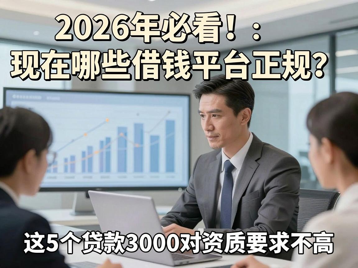 2026年必看！现在哪些借钱平台正规？这5个贷款3000对资质要求不高