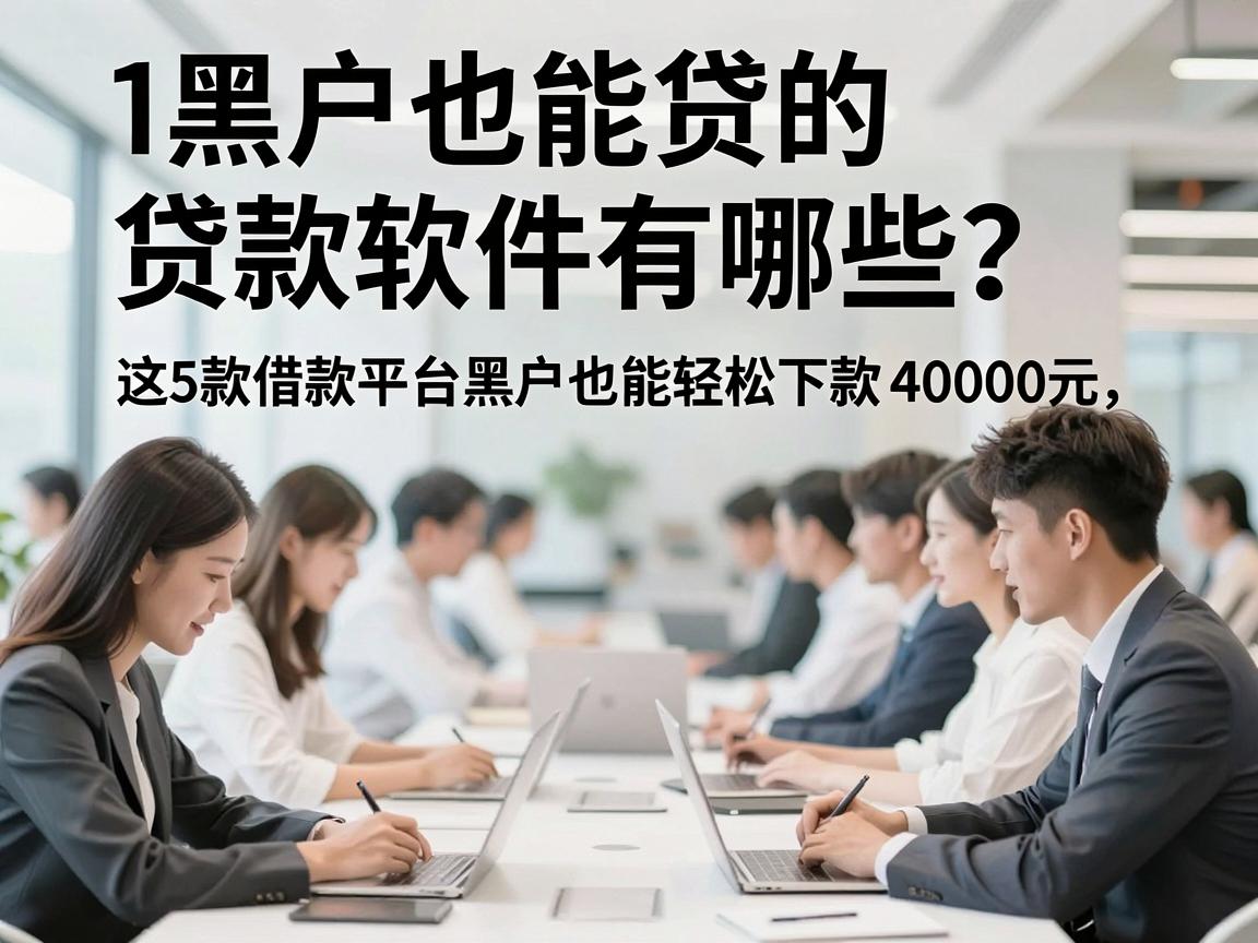 黑户也能贷的贷款软件有哪些?这5款借款平台黑户也能轻松下款40000元