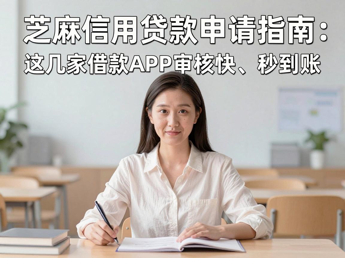 芝麻信用贷款申请指南:这几家借款APP审核快、秒到账