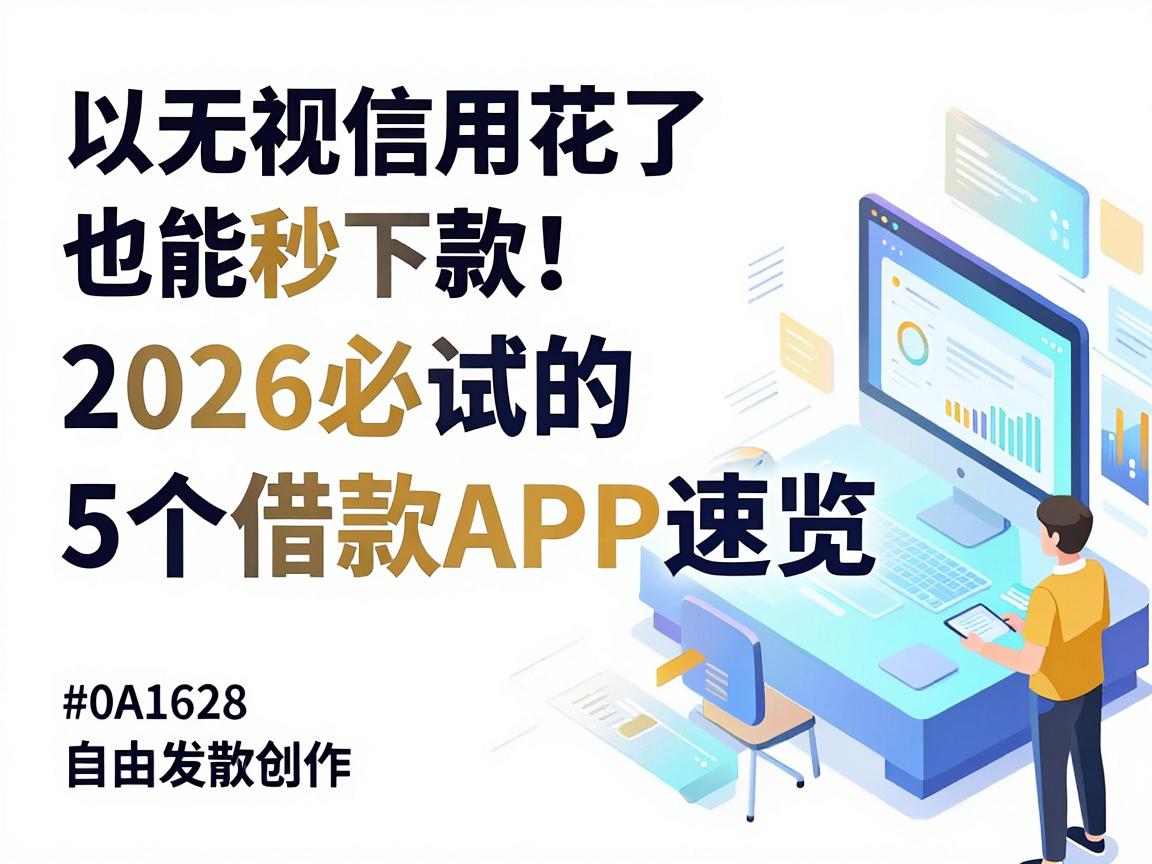 无视信用花了也能秒下款!2026必试的5个借款APP速览