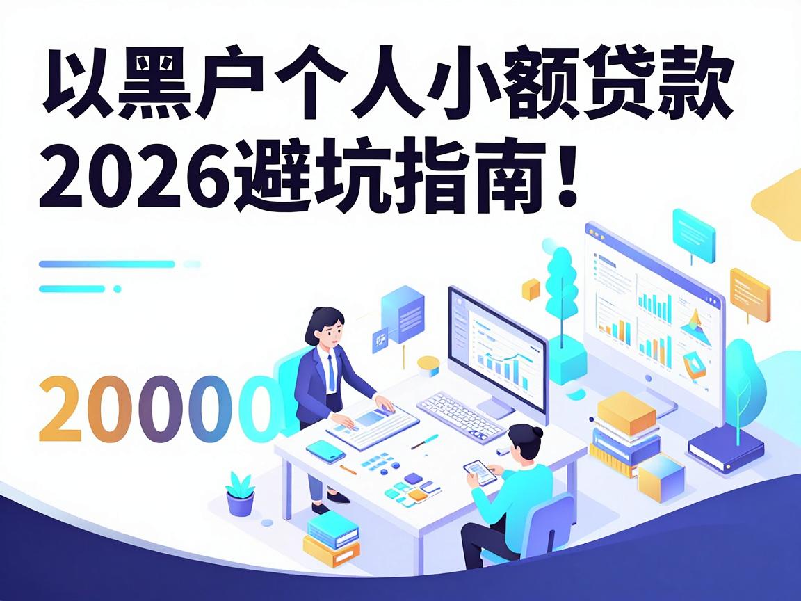 黑户个人小额贷款2026避坑指南!这5个2000元黑户借款口子真实在友好