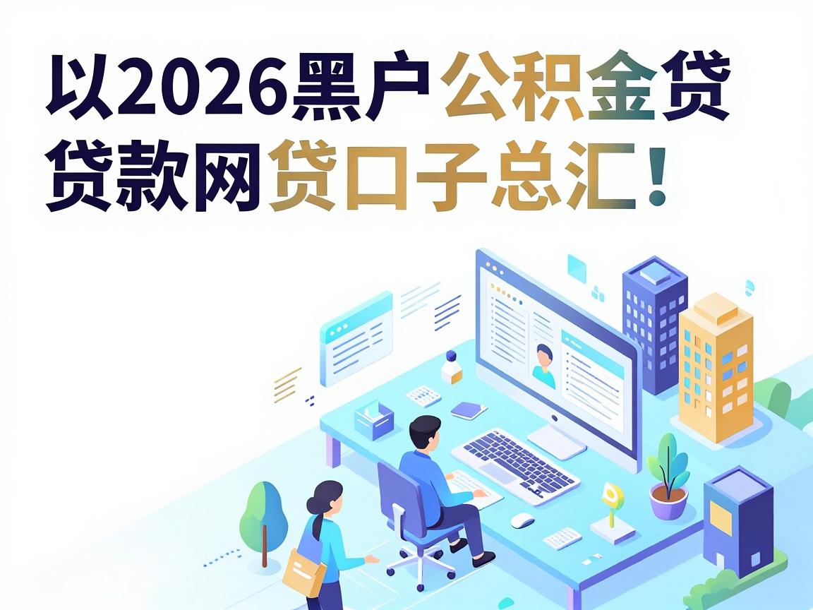 2026黑户公积金贷款网贷口子总汇!这几个第三方贷款软件真的藏不住了