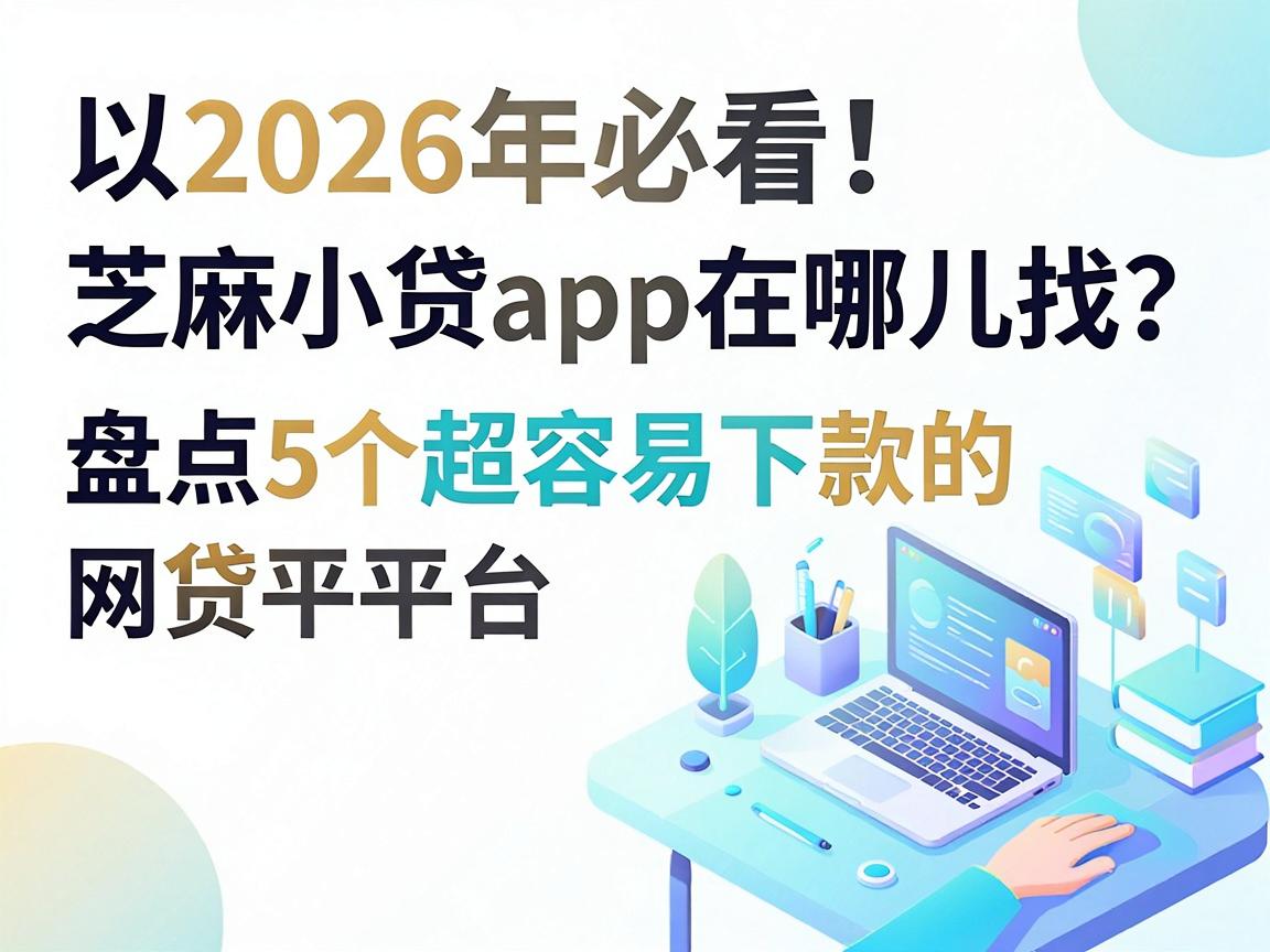 2026年必看!芝麻小贷app在哪儿找?盘点5个超容易下款的网贷平台