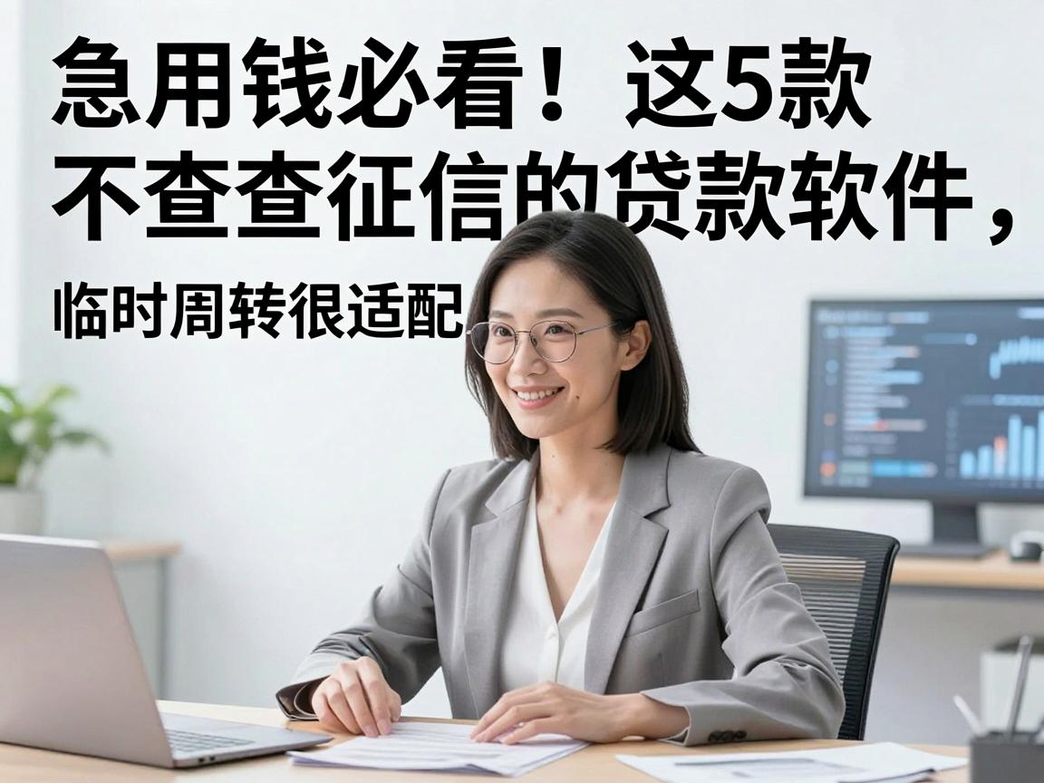 急用钱必看!这5款不查征信的贷款软件,临时周转很适配
