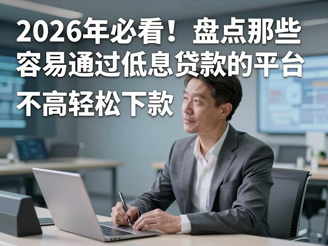 2026年必看！盘点那些容易通过低息贷款的平台，要求不高轻松下款