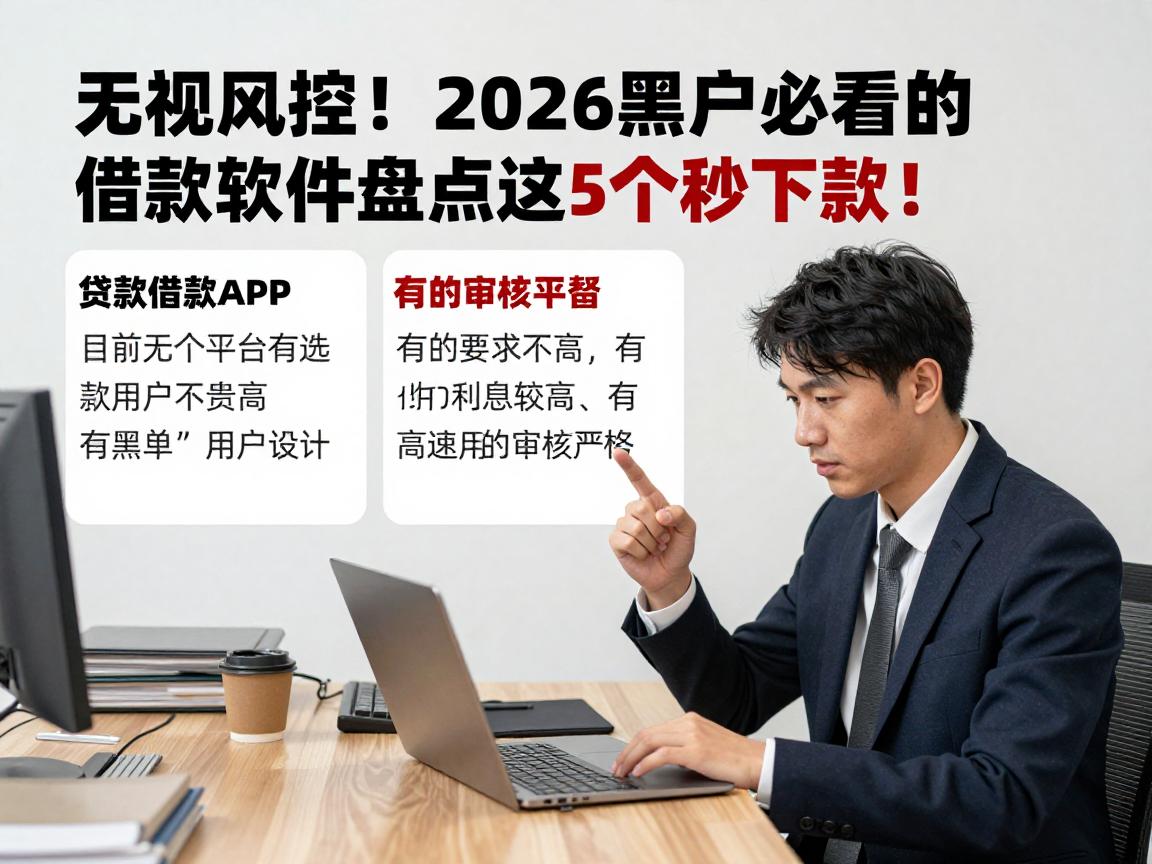 无视风控!2026黑户必看的借款软件盘点,这5个秒下款!