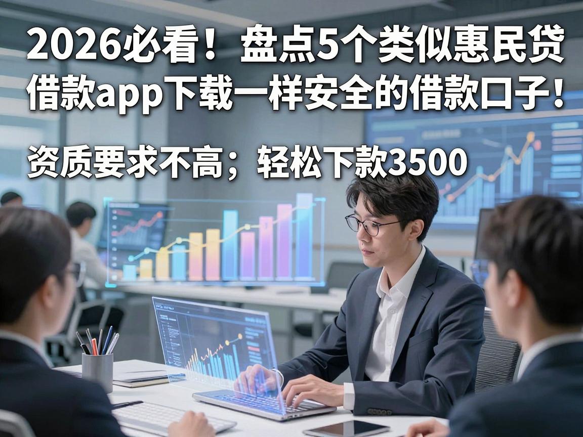 2026必看!盘点5个类似惠民贷借款app下载一样安全的借款口子,资质要求不高轻松下款3500