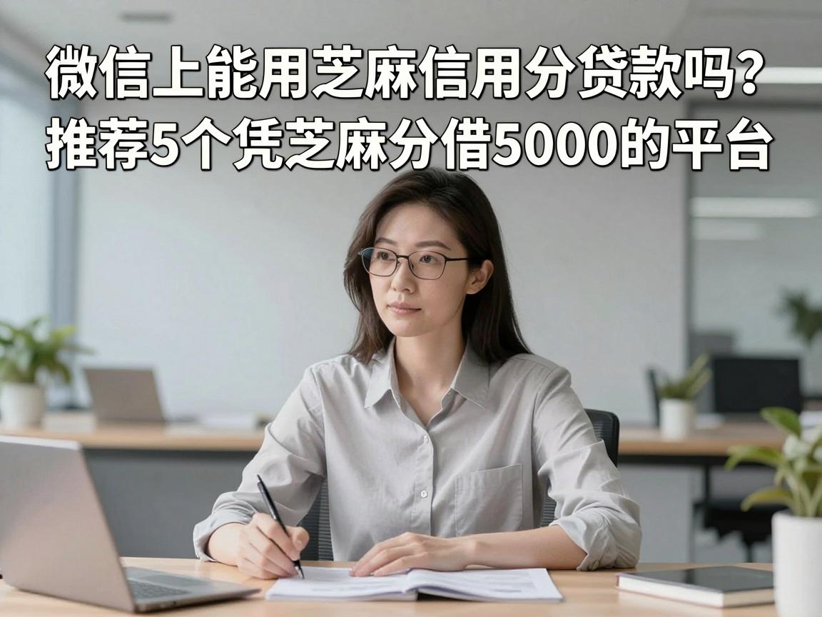 微信上能用芝麻信用分贷款吗?推荐5个凭芝麻分借5000的平台