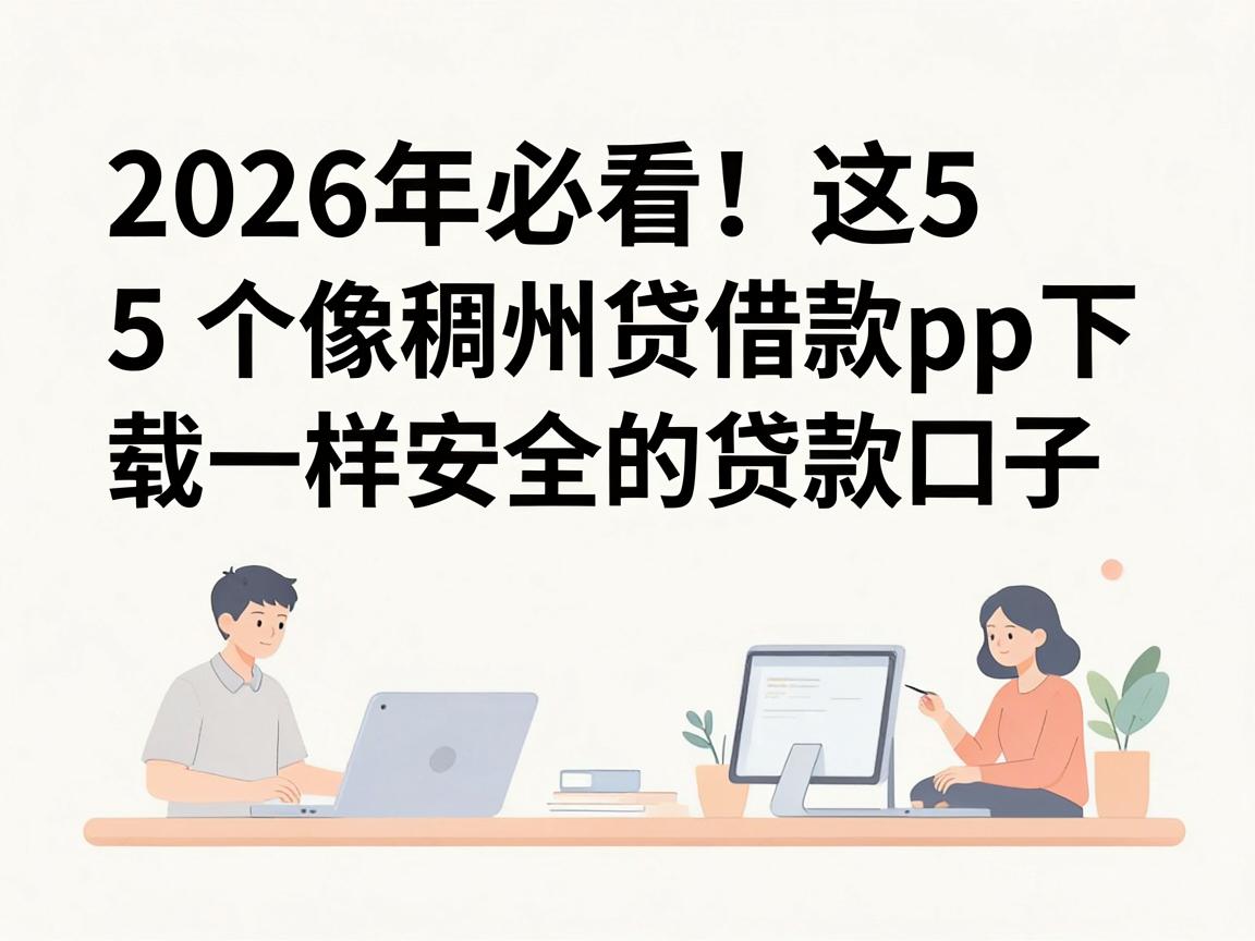 2026年必看!这5个像稠州贷借款app下载一样安全的贷款口子,亲测精选推荐!