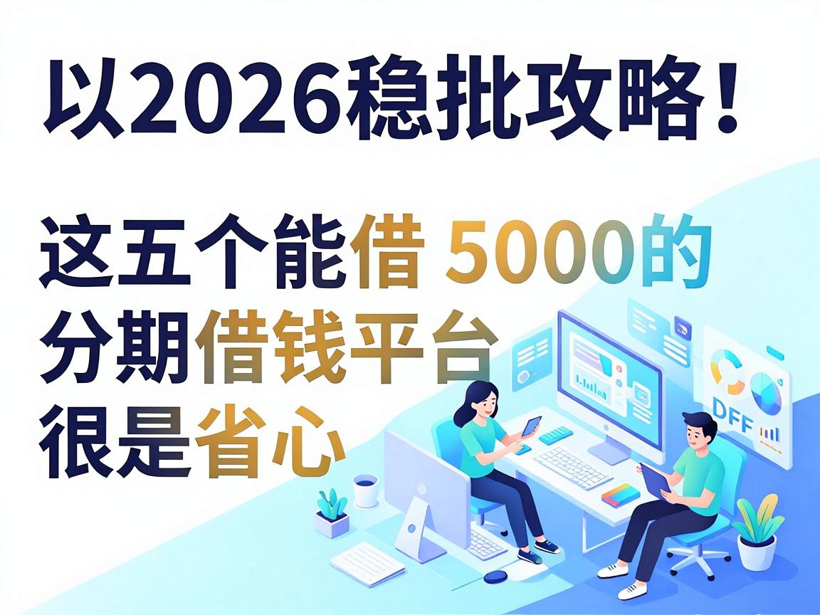 2026稳批攻略！这五个能借5000的分期借钱平台很是省心