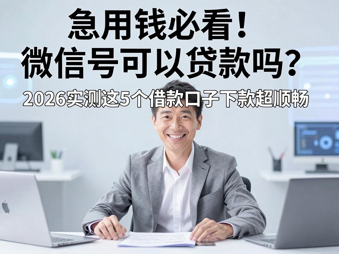 急用钱必看!微信号可以贷款吗?2026实测这5个借款口子下款超顺畅