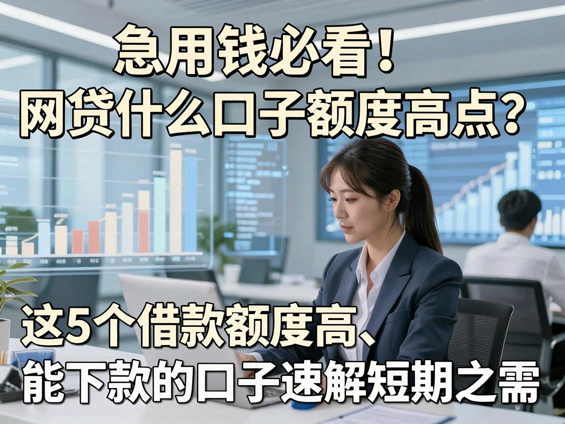 急用钱必看!网贷什么口子额度高点?这5个借款额度高、能下款的口子速解短期之需