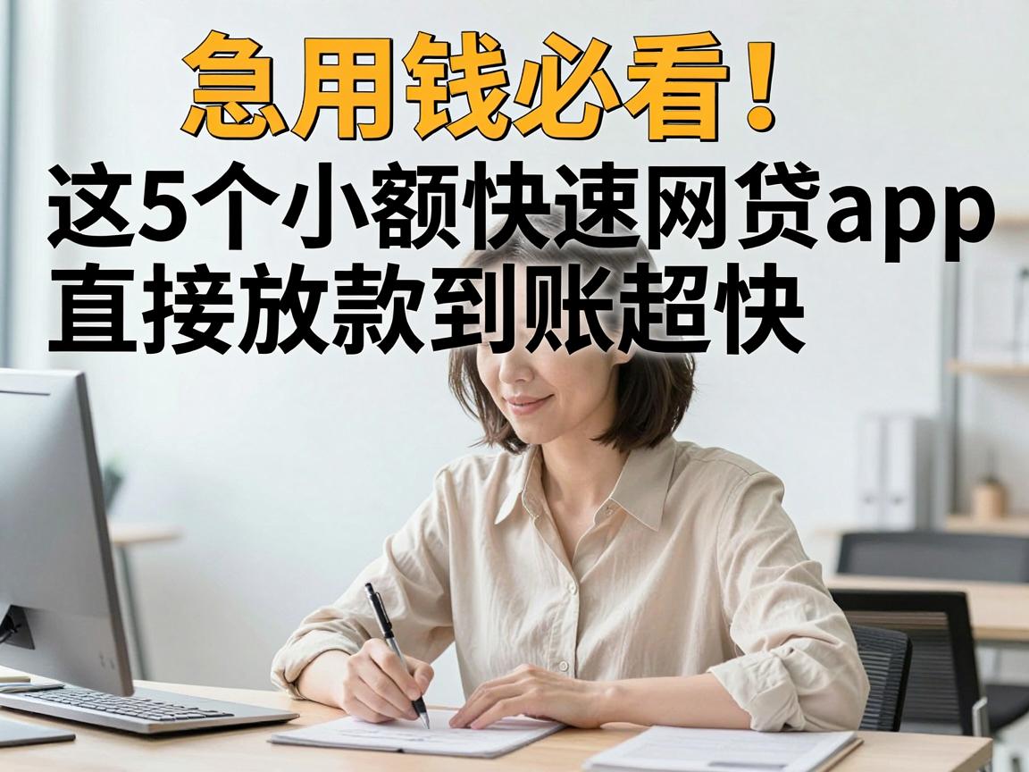 急用钱必看!这5个小额快速网贷app直接放款到账超快