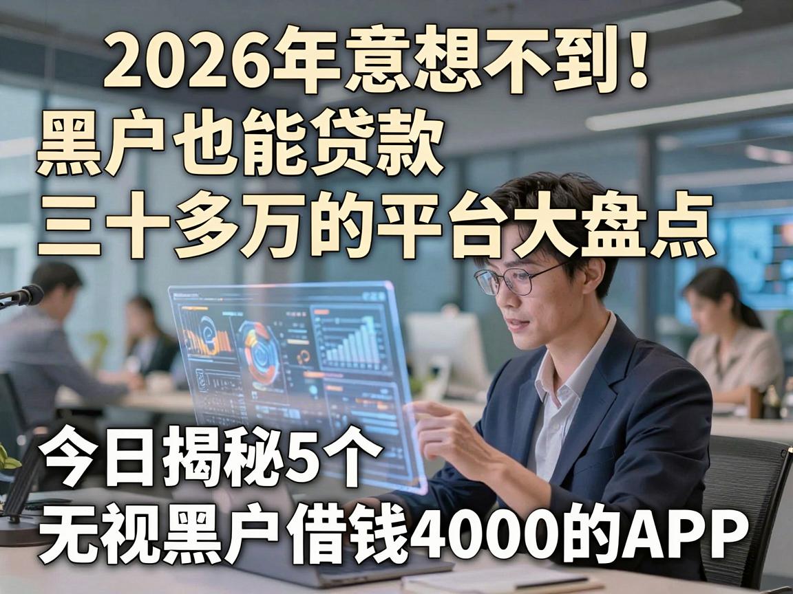 2026年意想不到!黑户也能贷款三十多万的平台大盘点,今日揭秘5个无视黑户借钱4000的APP