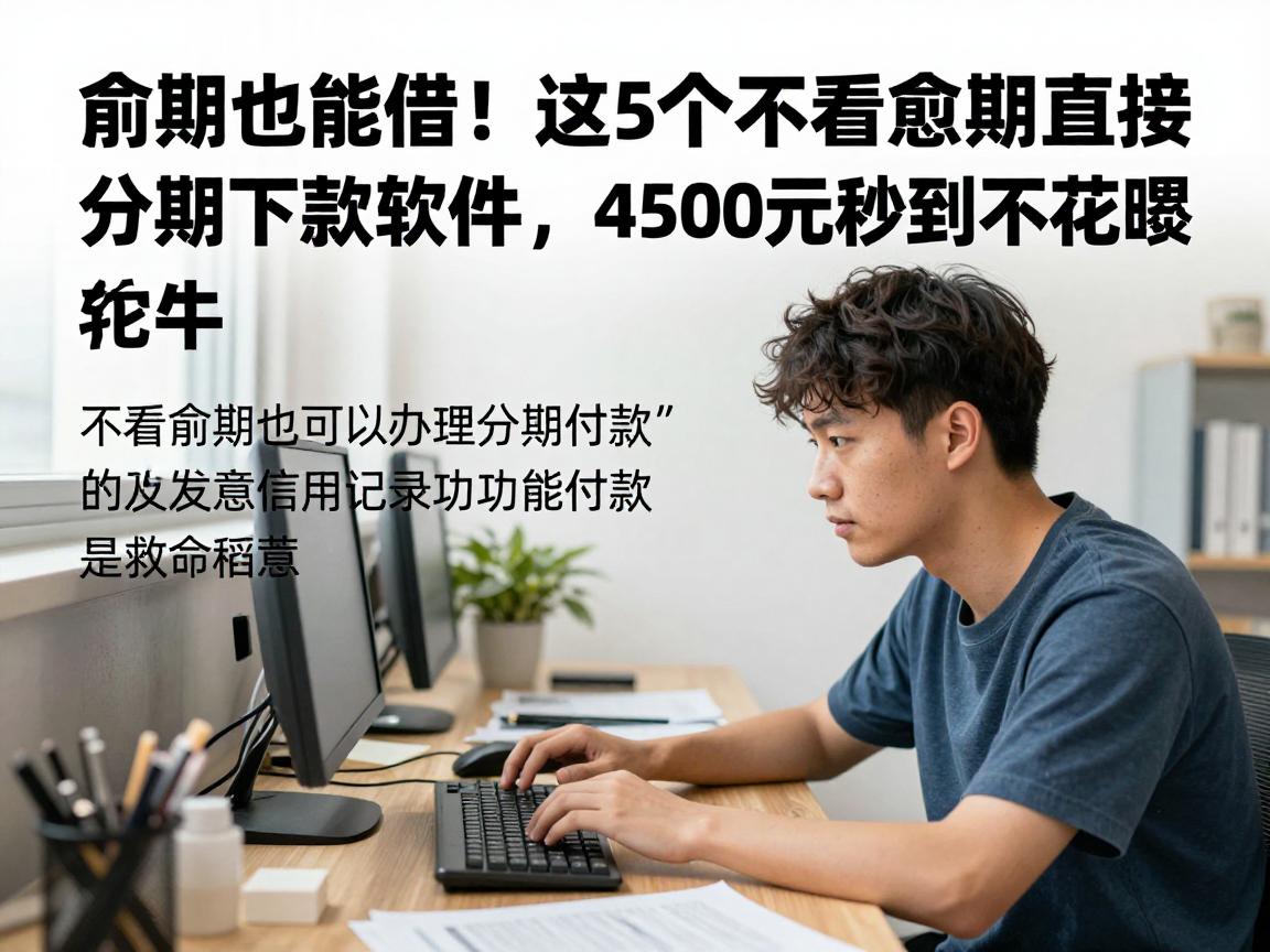 逾期也能借!这5个不看逾期直接分期下款的软件,4500元秒到不花哨