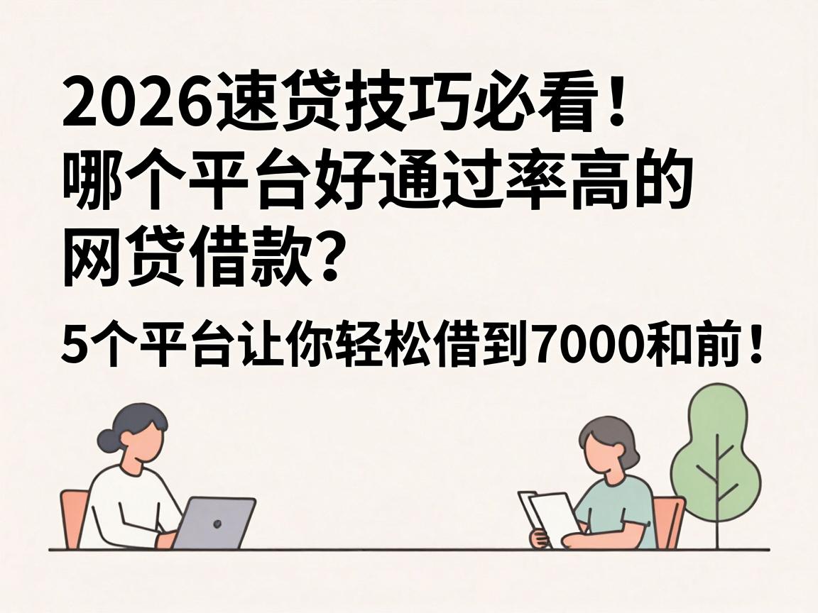 2026速贷技巧必看!哪个平台好通过率高的网贷借款?这5个平台让你轻松借到7000