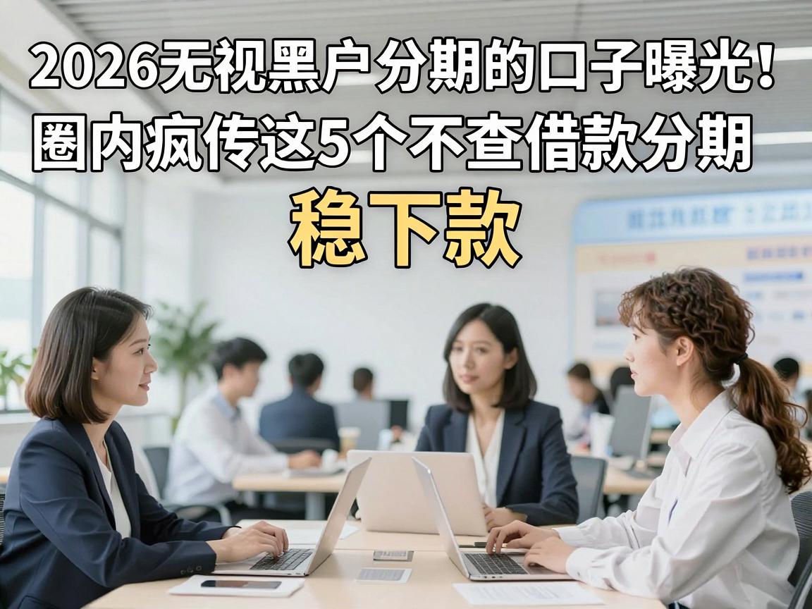 2026无视黑户分期的口子曝光!圈内疯传这5个不查借款分期,稳下款!