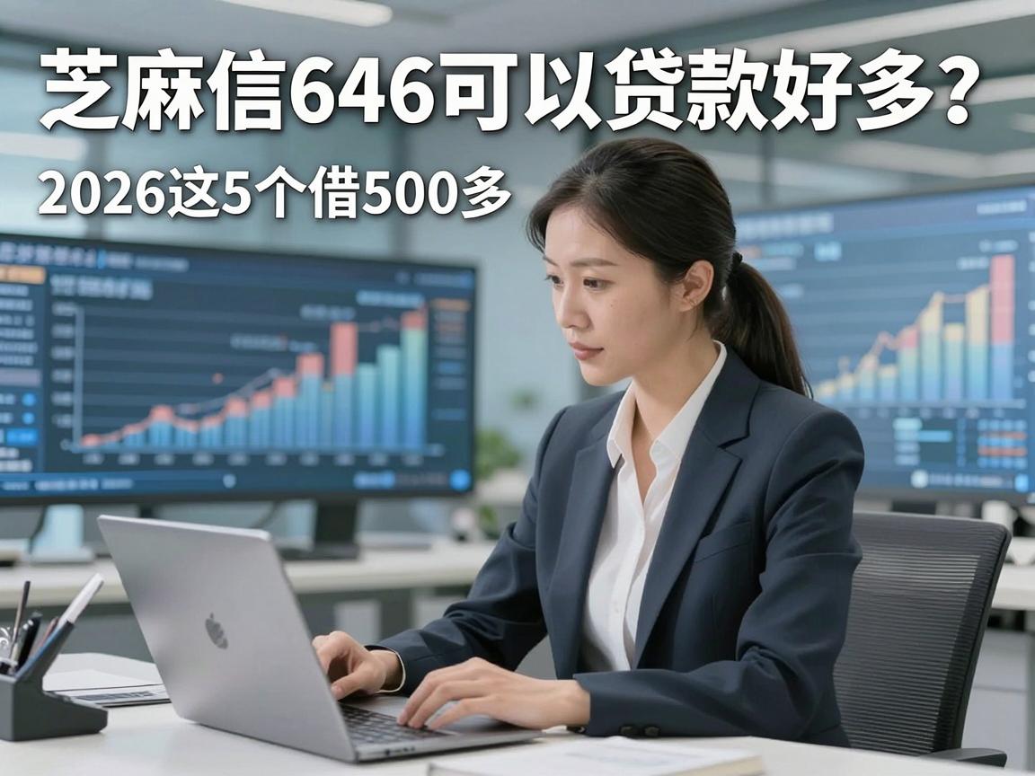 芝麻信646可以贷款好多?2026这5个借500多的口子步骤简单好懂